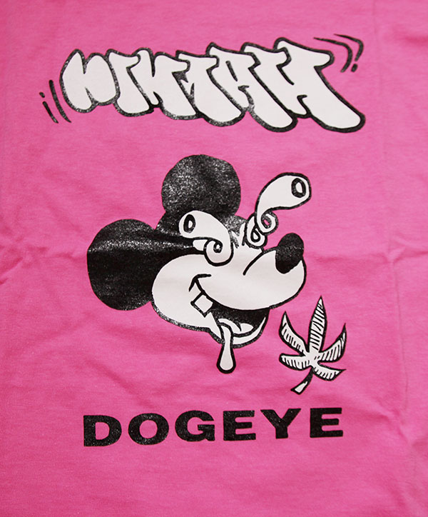 NINJA X (ニンジャエックス) オリジナル Tシャツ Mouse Trip T-Shirt Pink