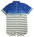 STAPLE DESIGN (XeCv fUC) Vc  Finish Stripe Woven Blue~White BORDER