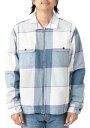 OBEY (オベイ) ジャケット Victoria Shirt Jacket Blue Multi