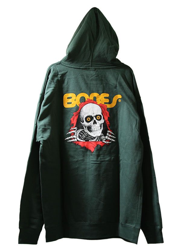 Powell Peralta (パウエル・ペラルタ) パーカー プルオーバー Ripper Pullover Hoodie Alpine Green 覗きボーンズ スケボー SKATE SK8 スケートボード