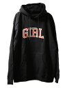 Girl Skateboards ガール パーカー プルオーバー Arch Pullover Black スケボー SKATE SK8 スケートボード