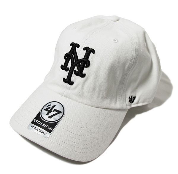 ’47 (フォーティセブン) FORTYSEVEN メッツ (ニューヨーク) キャップ 帽子 Mets ’47 CLEAN UP White MLB メジャーリーグ ベースボール