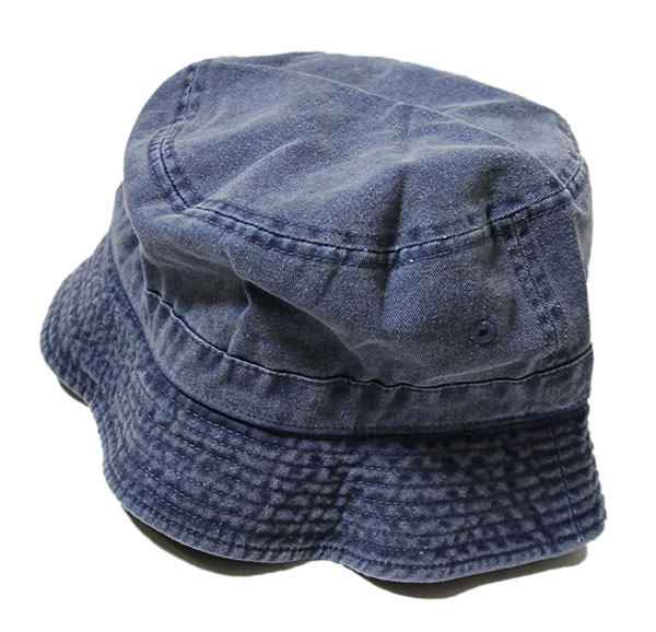 NEWHATTAN (ニューハッタン) ハット 帽子 バケットハット (1505) BucketHat NAVY ウォッシュデニム