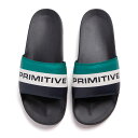 PRIMITIVE SKATEBOARDING (プリミティブ) サンダル スリッパ Levels Slides Teal スケボー SKATE SK8 スケートボード