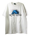 VIOLENT GRIND (バイオレントグラインド) Tシャツ 35th Anniversary T-Shirt White×Blue スケボー SKATE SK8 スケートボード HARD CORE PUNK ハードコア パンク