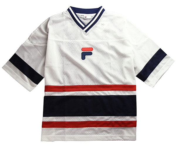 FILA Heritage (フィラ) Tシャツ メッシュジャージー ホッケー Mesh Jersey s/s Hockey Whiteのサムネイル
