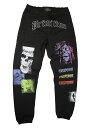 PRIMITIVE × Creepshow (プリミティブ/クリープショー) スウェットパンツ Creep Sweatpants Black スケボー SKATE SK8 スケートボード ホラー