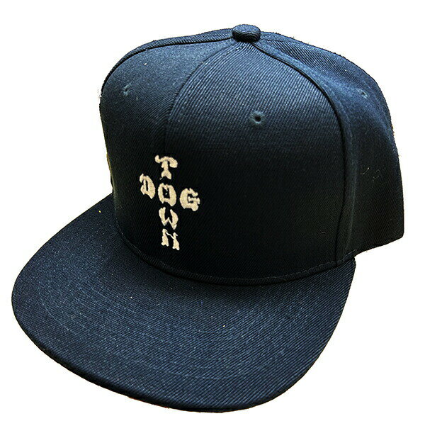 楽天スケボーウェア NINJAXDogtown Skateboards （ドッグタウン） キャップ スナップバックハット DT Hat Snapback Cross Letters Embroidered Navy スケボー SKATE SK8 スケートボード HARD CORE PUNK ハードコア パンク