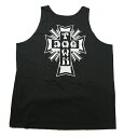 Dogtown Skateboards (hbO^E) ^Ngbv Cross Logo Tank Top Black XP{[ SKATE SK8 XP[g{[h HARD CORE PUNK