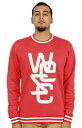 WeSC (EB[GXV[) g[i[ XEFbg Classic Crewneck Red Y JWA Xg[g XP[g{[h