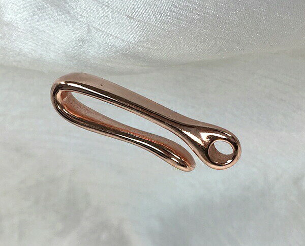 Peco ベルトフック 真鍮 キーホルダー サイズS　あす楽 ピンクゴールド PG 金具 パーツ 日本製 国産 最高級品 キーホルダー キーリング 繋ぎ つなぎ 真鍮 アクセサリー 落ちない ベルト フック チェーン ウォレットチェーン