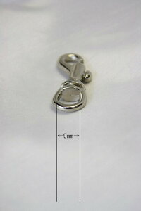ナスカンわんこナスカン犬小9mmシルバー50個セット20%OFF日本製金具フック耐荷重100kgf以上小型犬最適頑丈クラフト手芸工芸プロ向き手作りキーホルダーバッグ修理紐ストラップ持ち手パラコードショルダー