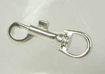 ナスカン わんこナスカン 犬 大 15mm 丸 100個セット 30%OFF シルバー 日本製 金具 フック 耐荷重 160kgf 以上 中型犬 大型犬 最適 頑丈 クラフト 手芸 工芸 プロ向き 手作り キーホルダー バッグ 修理 紐 ストラップ 持ち手 パラコード ショルダー