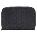 【スーパーセール10%OFF対象】小銭入れ コインケース パイソン 黒 ファスナー Coin Pocket メンズ【中古】A-ランク(4)