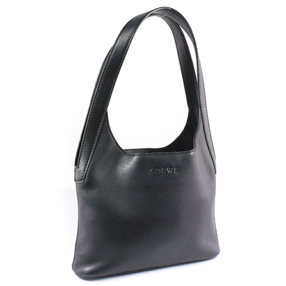 【LOEWE】ロエベ ポシェット ラムスキン 黒 レディース ハンドバッグ【中古】A-ランクのサムネイル