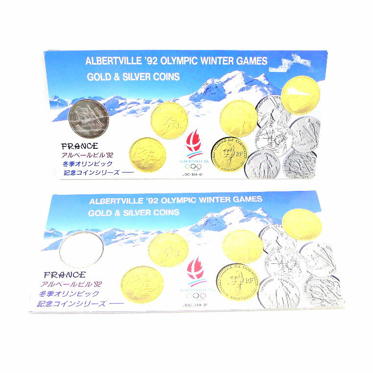 アルベールビル ´92冬季オリンピック コイン 記念コインシリーズ シルバーコイン Albertvi ...