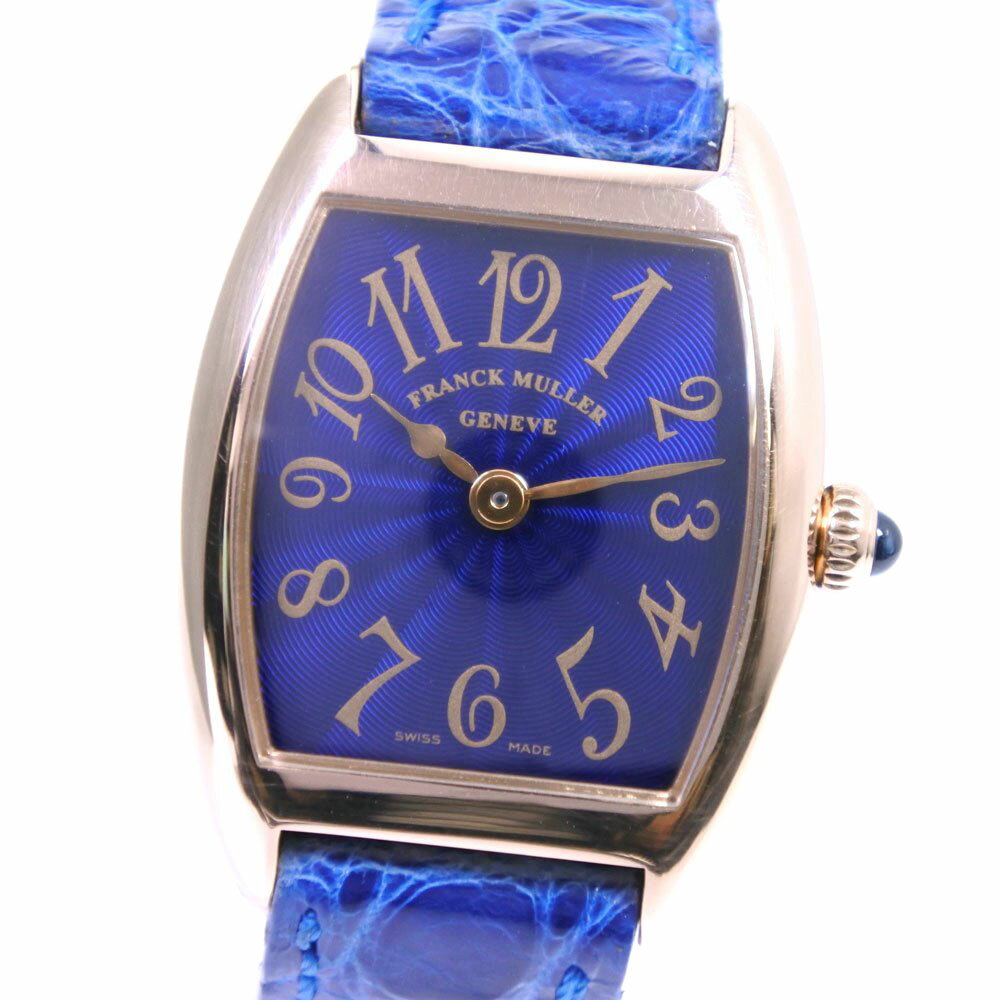 フランクミュラー FRANCK MULLER トノーカーベックス　 腕時計 2251QZ K18ピン ...