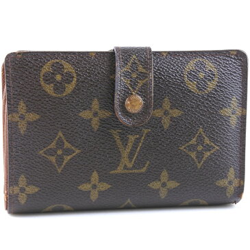 【店内10〜50%OFF★6/11(木)01:59まで!楽天スーパーセール】【LOUIS VUITTON】ルイ・ヴィトン ポルトモネ・ビエ ヴィエノワ がま口財布 M61663 モノグラムキャンバス レディース 二つ折り財布【中古】B-ランク