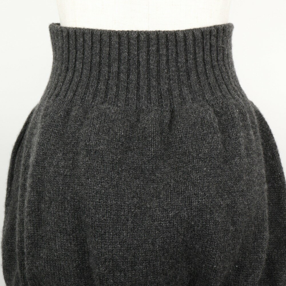 シャネル CHANEL スカート P33485K00877 カシミヤ グレー レディース【中古】Aランク