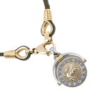 【スーパーセール10%OFF対象】【BVLGARI】ブルガリ ホロスコープ 牡牛座 K18イエローゴールド×レザー ゴールド/シルバー ユニセックス ネックレス【中古】A+ランク