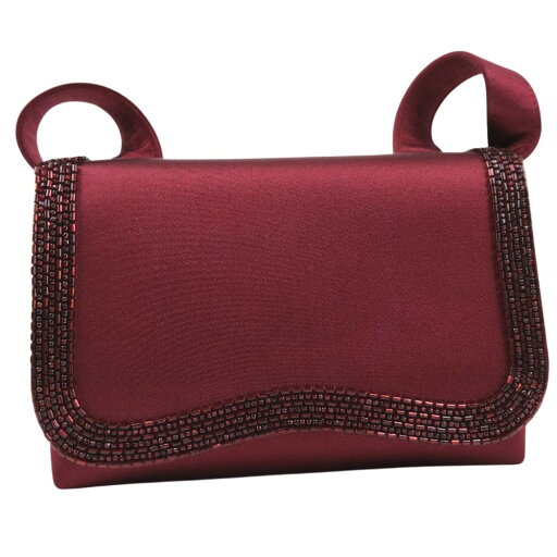 シャネル CHANEL パーティバッグ ショルダーバッグ ココマーク サテン×ラインストーン ボルドー Party bag レディース【中古】A-ランク シャネル CHANEL パーティバッグ ショルダーバッグ ココマーク サテン×ラインストーン ボルドー Party bag レディース【中古】A-ランク