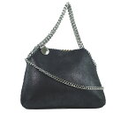 ステラマッカートニー Stella McCartney ファラベラ ハンドバッグ 2WAYチェーンショルダー ポリエステル 黒 Falabella レディース【中古】A-ランク