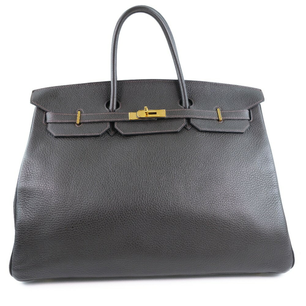 【スーパーセール10％OFF対象】エルメス HERMES バーキン40 ハンドバッグ トリヨンクレマンス 2001年 □E ターンロック Birkin 40 ユニセックス【中古】