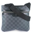 【LOUIS VUITTON】ルイ ヴィトン トマス N58028 ダミエグラフィットキャンバス 黒 VI3171 ユニセックス ショルダーバッグ【中古】