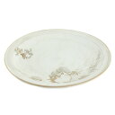 京焼 kyoyaki 大皿 平安 雲楽造 食器 松竹梅 ベージュ Large Plate Heian Unrakuzukuri ユニセックス【未使用】Sランク