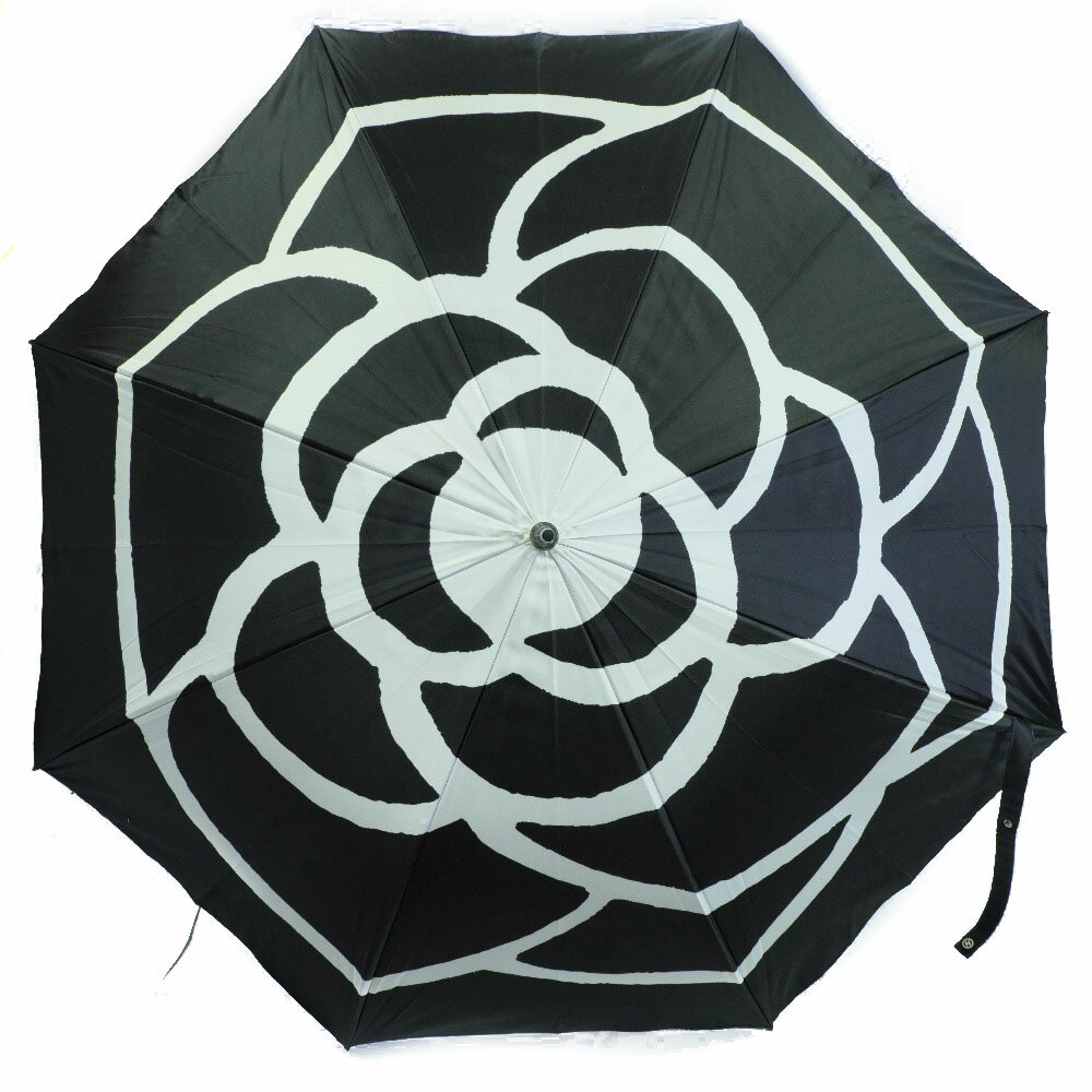 【CHANEL】シャネル 晴雨兼用 ポリエステル 黒 レディース その他ファッション雑貨【中古】のサムネイル