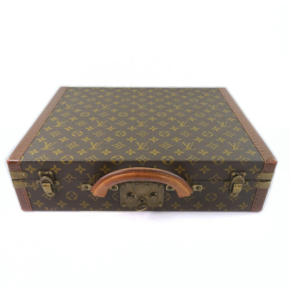 【LOUIS VUITTON】ルイ・ヴィトン プレジデント M53012 モノグラムキャンバス 茶 ユニセックス ブリー..