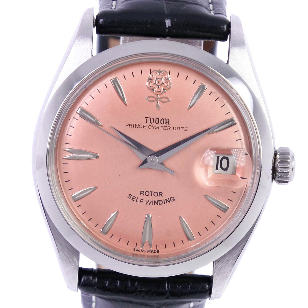 チュードル TUDOR 腕時計 デカバラ ステンレススチール 自動巻き アナログ表示 ピンク文字盤  ...