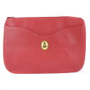 クリスチャンディオール Dior クラッチバッグ レザー 赤 ファスナー レディース【中古】(4)