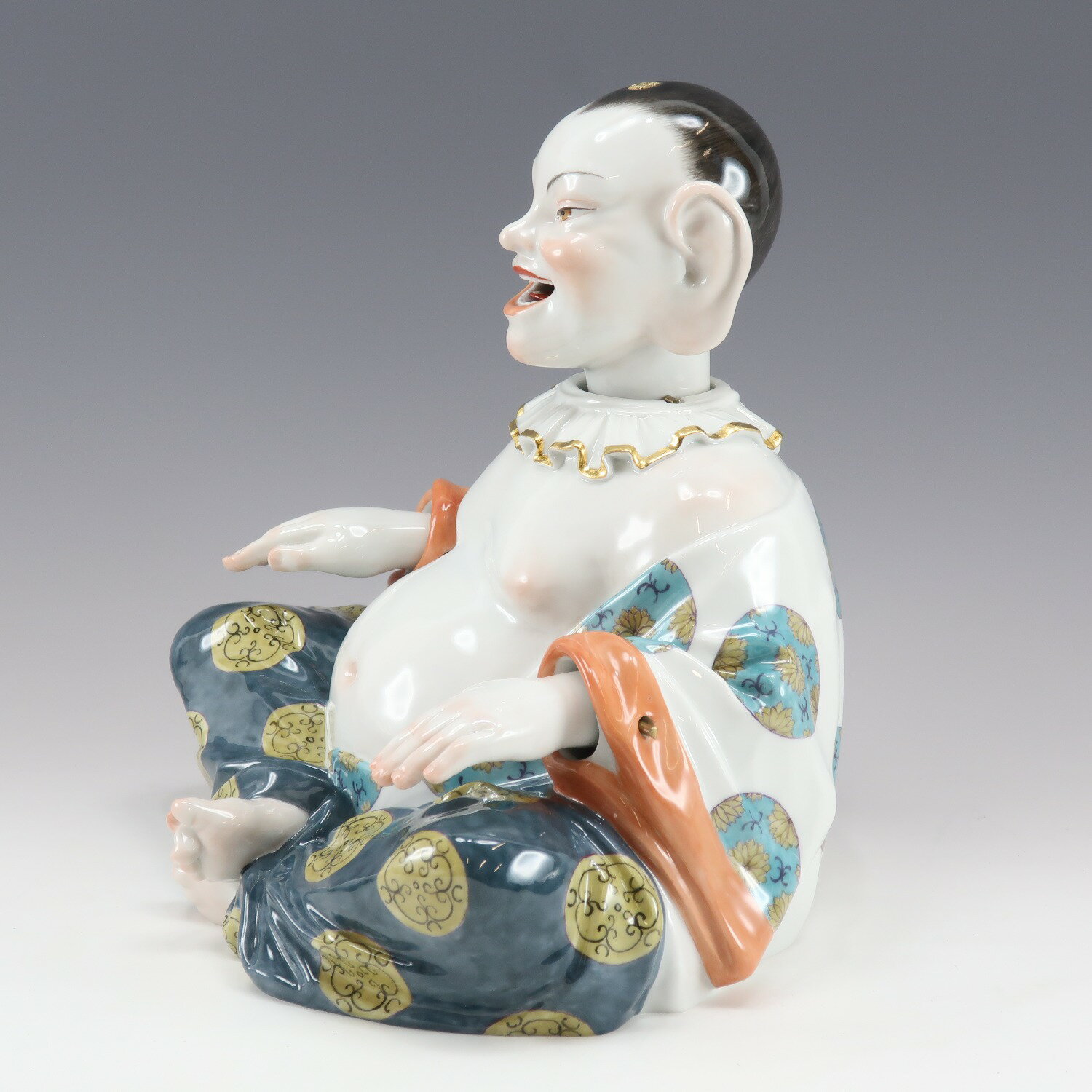 【9/1(木)20:00〜最大10%OFFクーポン対象商品】【Meissen】マイセン パゴダ人形(男性) 67804 ポーセリン オブジェ【中古】A-ランク