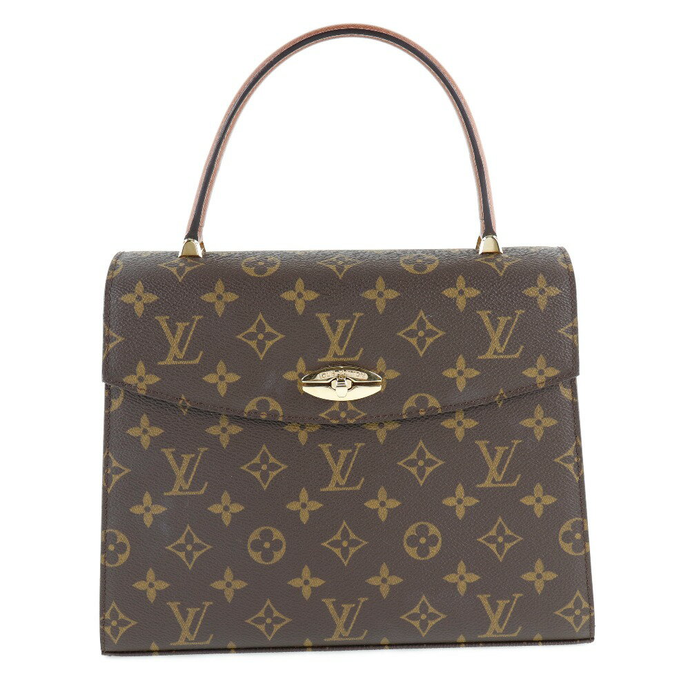 ルイ ヴィトン LOUIS VUITTON マルゼルブ ハンドバッグ M51379 モノグラムキャンバス 茶 SR1909 ターンロック Malselv レディース【中古】B-ランク