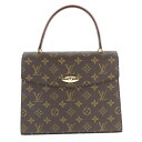 ルイ・ヴィトン LOUIS VUITTON マルゼルブ ハンドバッグ M51379 モノグラムキャンバス 茶 SR1909 ターンロック Malselv レディース【中古】B-ランク