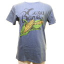 グッチ GUCCI 半袖Tシャツ コーン ロゴ コットン イタリア製 青 キッズ【未使用】Sランク