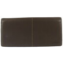 【10%OFF-セール対象商品】ヒロコ・コシノ HIROKO KOSHINO 長財布 HH-A0001 カーフ 中国製 茶 オープン メンズ【中古】A-ランク