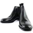 【10%OFF-セール対象商品】ビームス BEAMS ブーティ 54-56D カーフ イギリス製 黒 レディース【中古】A+ランク