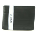 【10%OFF-セール対象商品】アーノルドパーマー Arnold Palmer 二つ折り財布 牛革 黒 オープン メンズ【中古】Aランク