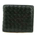 【スーパーセール10%OFF対象】メッシュレザー 二つ折り財布 牛革 中国製 黒 オープン Mesh leather メンズ【中古】Aランク(4)
