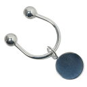 【10%OFF-セール対象商品】 ティファニー ラウンド タグ シルバー925 _ キーホルダー【中古】A-ランク