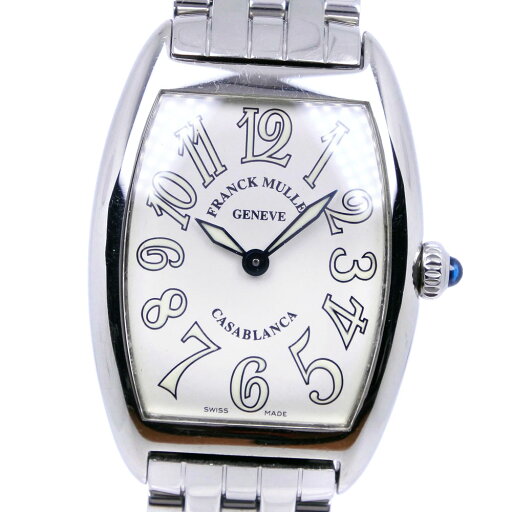 【スーパーセール10%OFF対象】フランクミュラー FRANCK MULLER カサブランカ 腕時計 1752QZ ステンレススチール イタリア製 クオーツ アナログ表示 白文字盤 Casablanca レディース【中古】 【スーパーセール10%OFF対象】フランクミュラー FRANCK MULLER カサブランカ 腕時計 1752QZ ステンレススチール イタリア製 クオーツ アナログ表示 白文字盤 Casablanca レディース【中古】