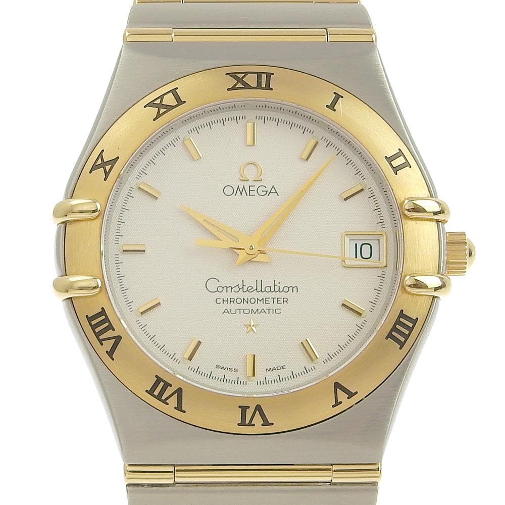 オメガ OMEGA コンステレーション 腕時計 クロノメーター 1202.30 ゴールド＆スチール  ...