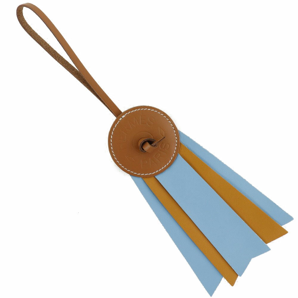 エルメス HERMES パドックフロット チャーム バッグチャーム 064271CA アニョーミロ×ヴァッシュハンター フランス製 茶 Paddock Flot ユニセックス【未使用】Sランク