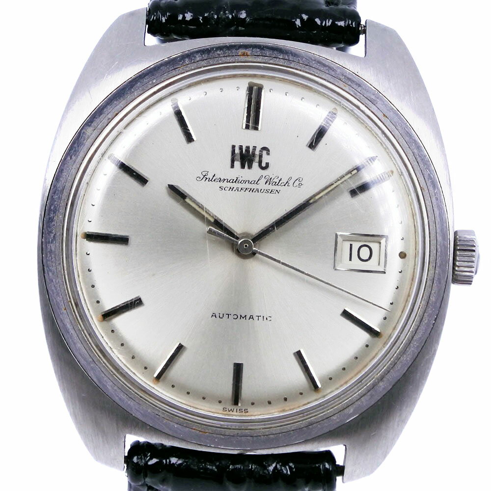 インターナショナルウォッチカンパニー IWC オールドインター 腕時計 cal.8541B R819AD ステンレススチール スイス製 シルバー 自動巻き シルバー文字盤 Old Inter メンズB-ランク