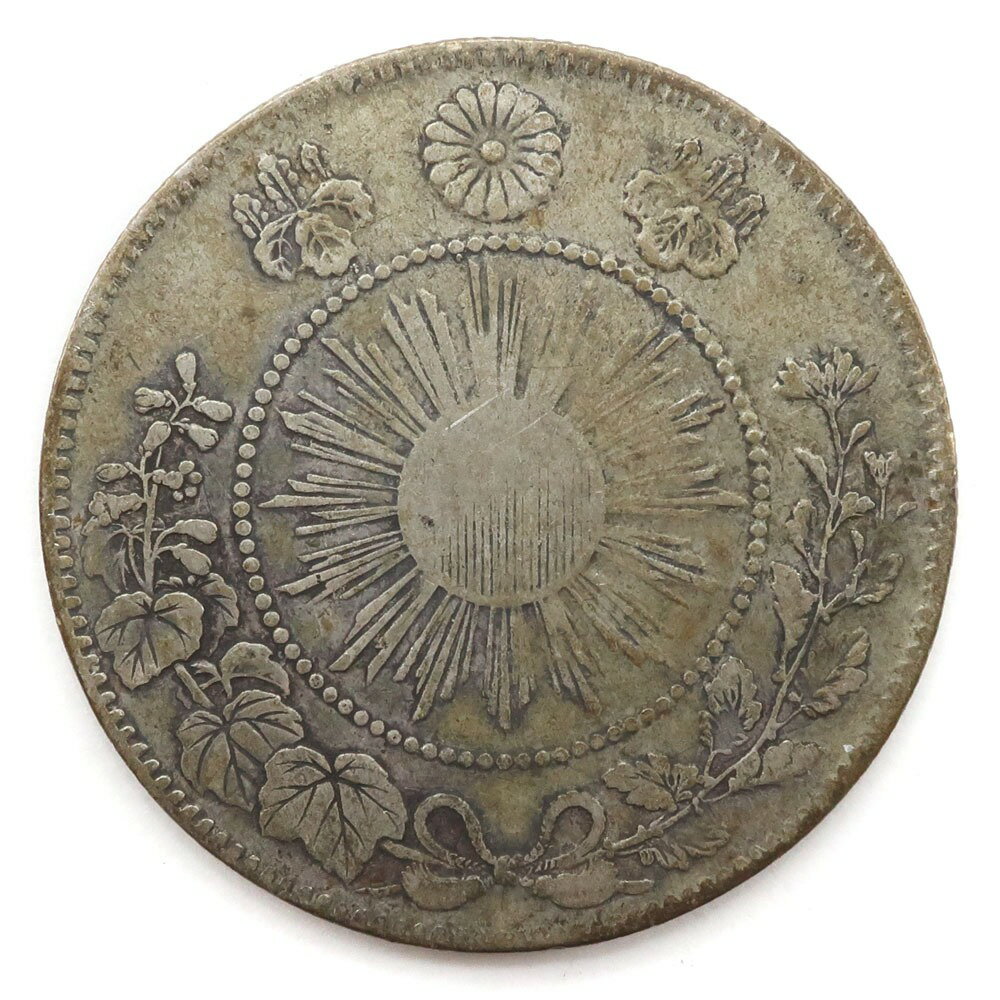 ڥѡ10OFFоݡ3ǯ ޽ ʾ ε 緿 50 No.2 Meiji 3 50 sen silver coin _š