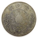 3N ܏\K ݕ  ^ 50K No.2 Meiji 3 50 sen silver coin _yÁz
