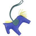エルメス HERMES ロデオGM チャーム アニョーミロ ブルーエレクトリック×マカライト×ライム フランス製 2017年 青 A Rodeo GM ユニセッ...