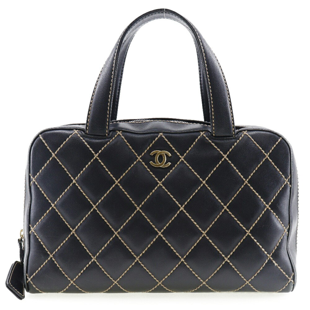 ͥ CHANEL 磻ɥƥå ϥɥХå ߥ˥ܥȥ A14692  ꥢ  եʡ Wild stitc...